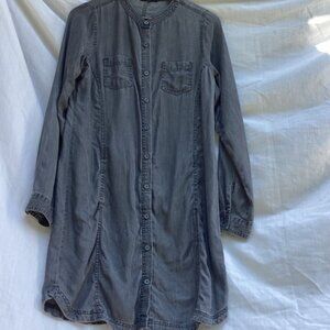 Prana gray Buisness casual long sleeve dress, size medium